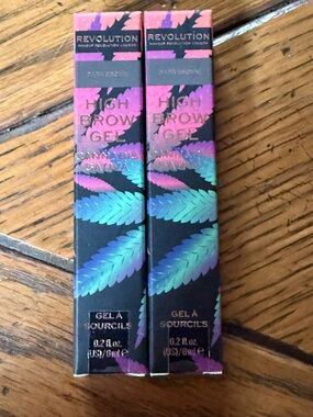 Benefit Dual Pack Brow Gel in Pink and Green Floral Boxes